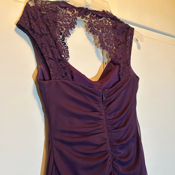 Xscape Plum Bridesmaid/ Prom Gown - Picture 9 of 14